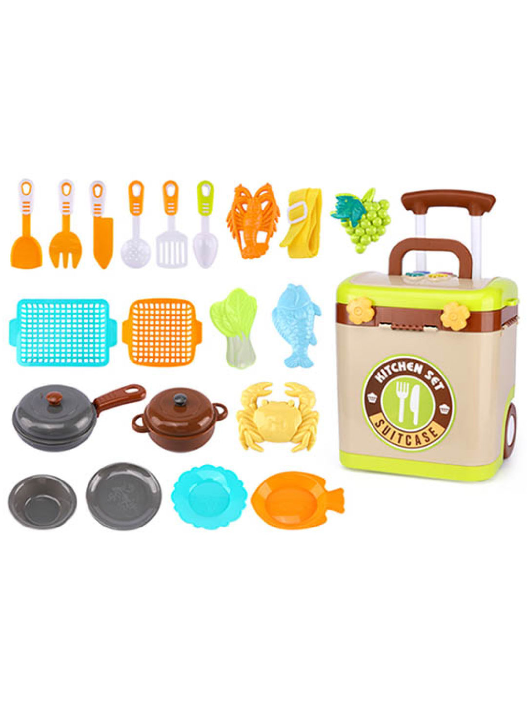 The Happy Fox Suitcase Kitchen Set edamama